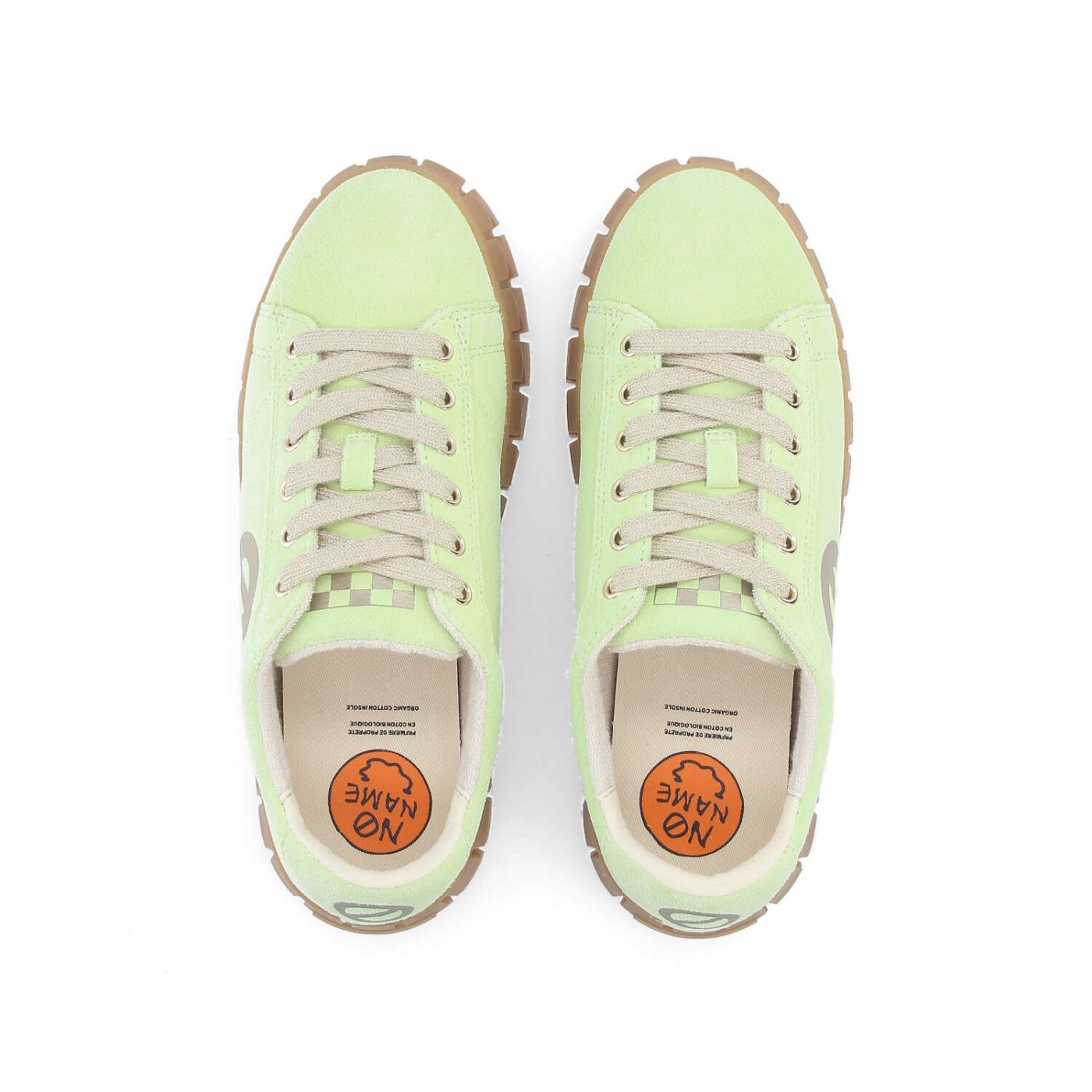 PLAY SNEAKER W - SUEDE/PRINT - VERT/GOLD